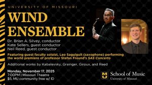 Nove. 17 Wind Ensemble Performance poster